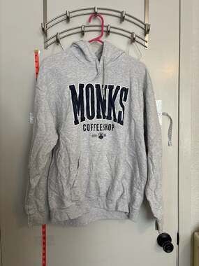 Monks Coffeeshop Amsterdam Est. 1906 Graphic Hoodie
